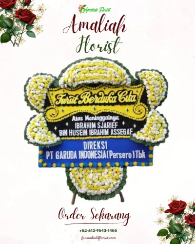 Papan Bunga Duka di Cempaka