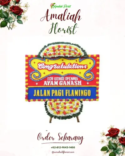 Bunga Papan Congratulation di Cempaka